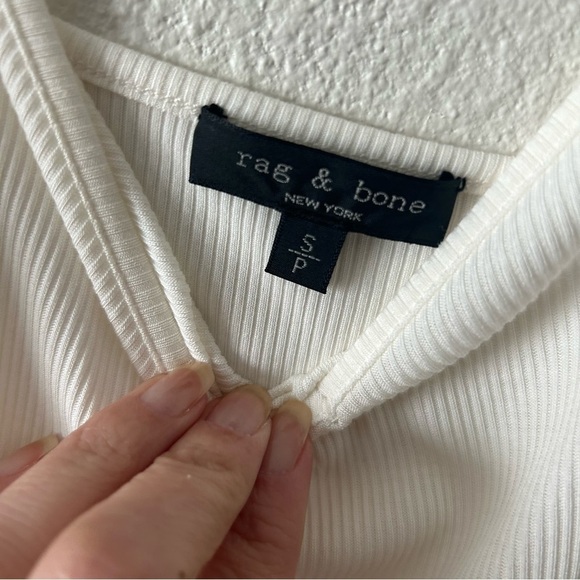 NWT Rag & Bone White Elish Shirt Dress Size Small Gauze Boho Easy Breezy. - Picture 12 of 16